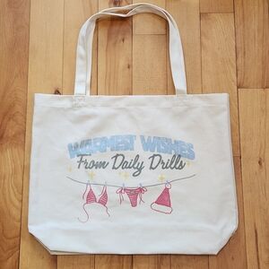 Daily Drills Warmest Wishes Canvas Tote Bag